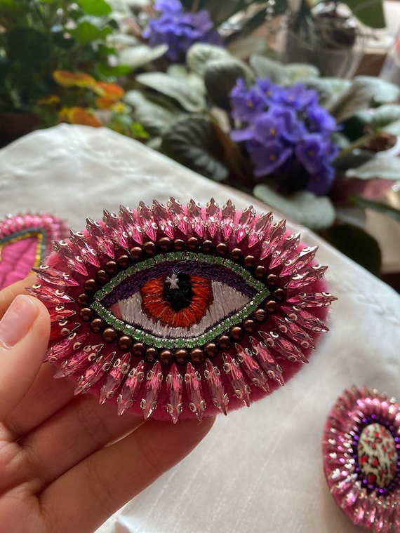 Evil eye brooch deals