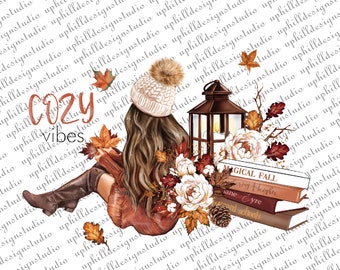 Cozy Season PNG, Fall png, Thanksgiving Png, Cozy Sublimation Design, Fall Sublimation Design, Halloween png, Autumn Sublimation