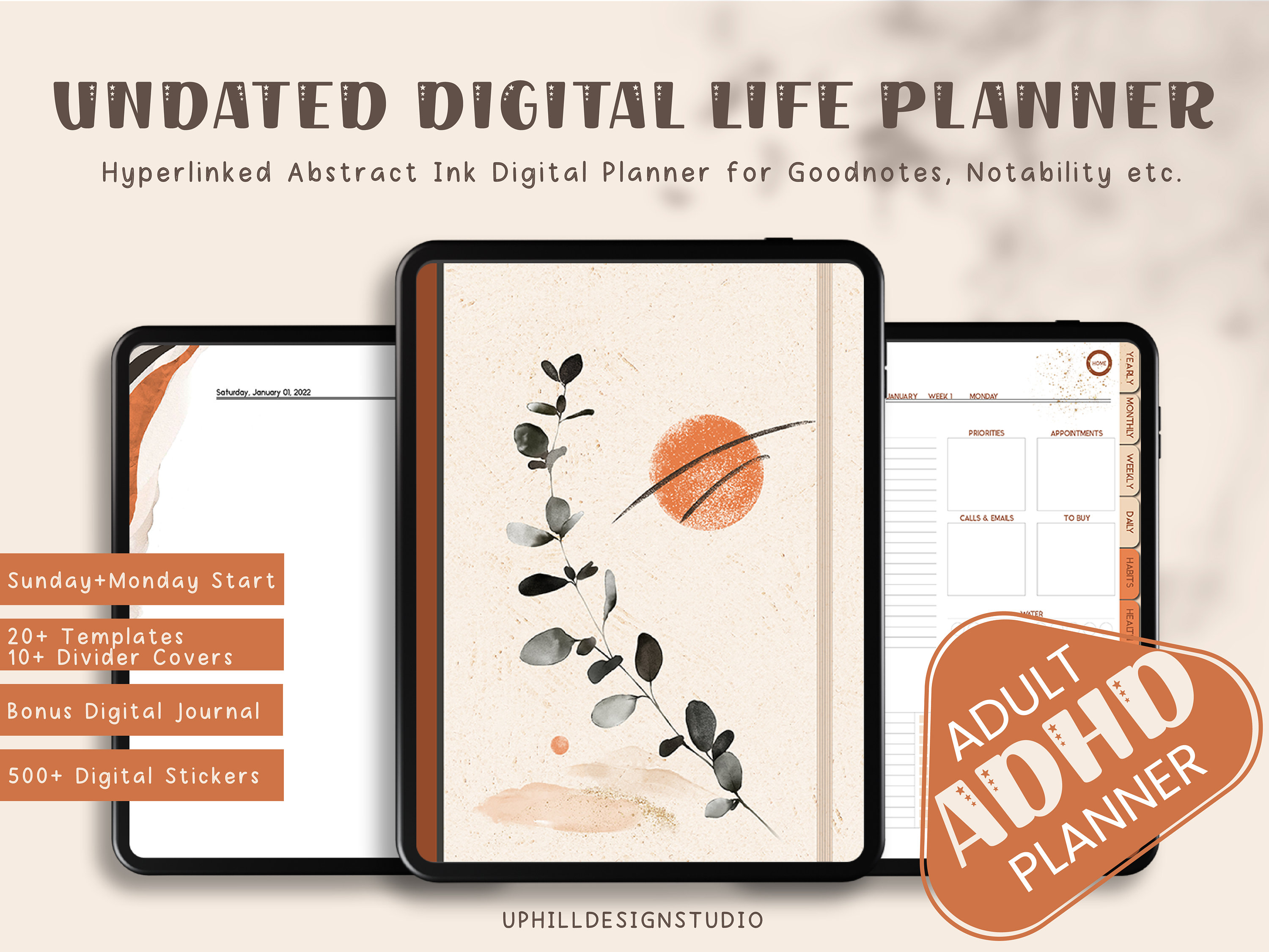 Digital Planner, Adhd Planner, Adhd Digital Planner, iPad Planner ...
