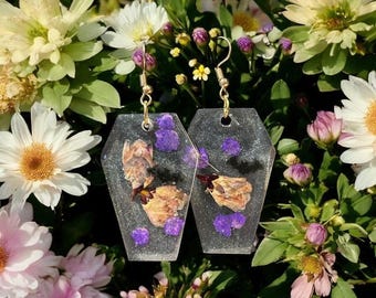 Coffin Earrings
