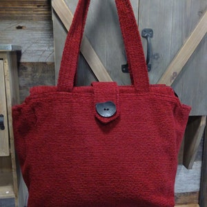 Medium Mary Poppins Inspired Tapestry Carpet Tote Bag, Boho style