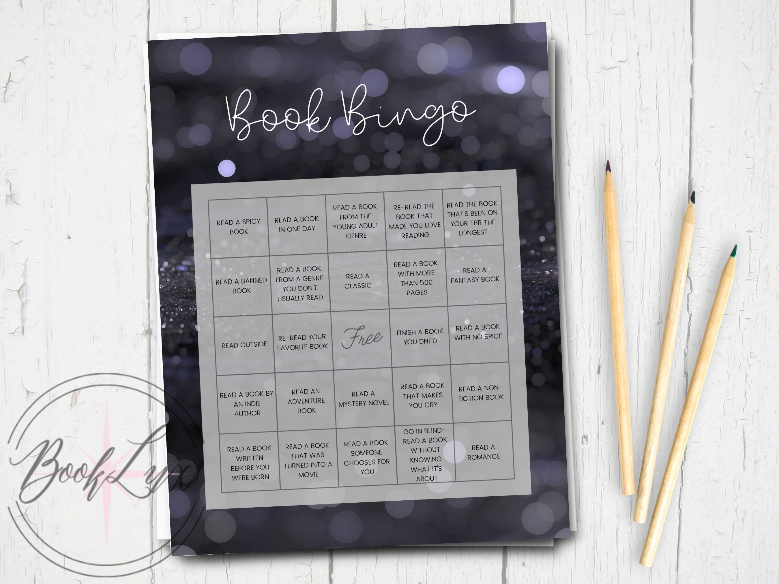 Printable Book Bingo | DIGITAL DOWNLOAD | Booktok Book Bingo ...
