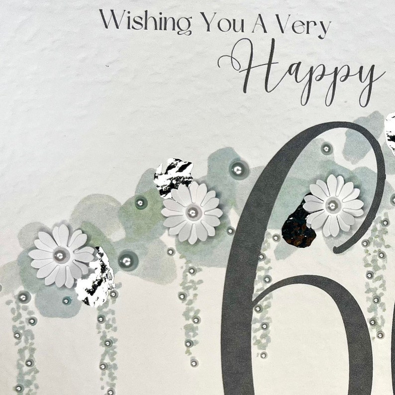 60th Birthday Card For Friend FRIEND Handmade 60th Birthday - UK