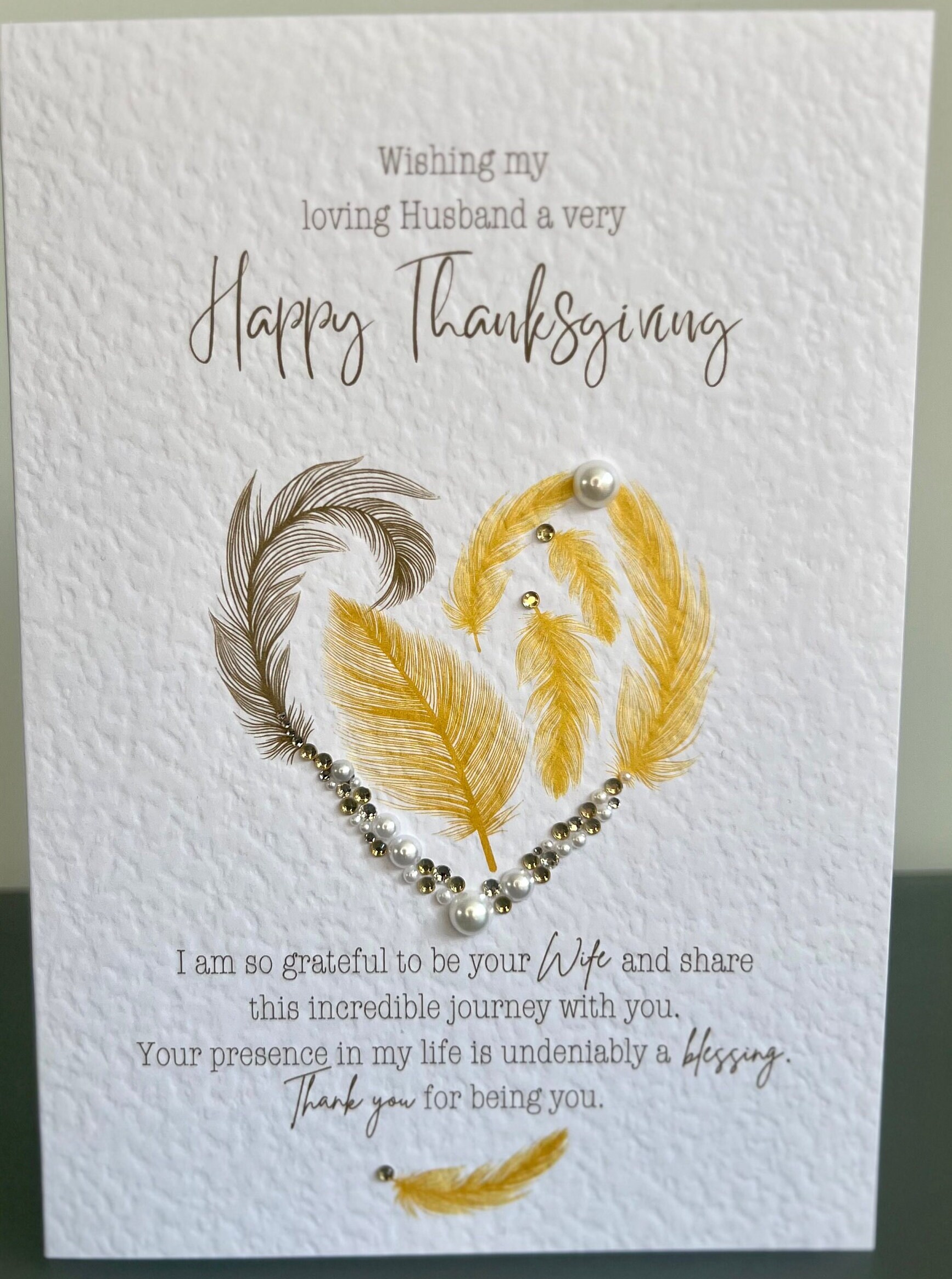 Huxters Thanksgiving-Karte – Quadratisch 14,8 Cm, Mit Umschlag, Für Familie & Freunde