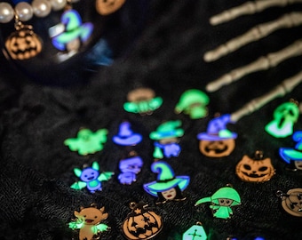 Halloween Charms: Glow-in-the-Dark or Regular Styles
