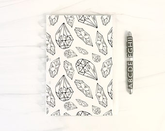 Vellum Dasbhoard, Floating Crystals, Vellum Cover, Planner Cover, Planner Dashboard, Notebook cover