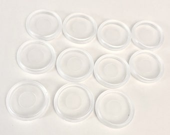 28 mm, 24 mm, Frosted Clear Discs, Plastic Discs, discs for planners