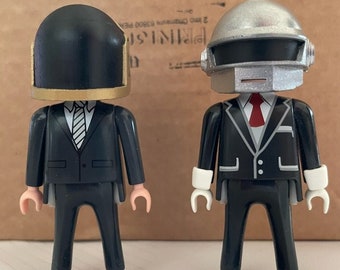 2x casques DAFT PUNK type Playmobil