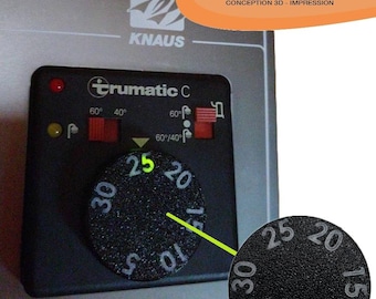 Truma Trumatic C1-Knopf, hergestellt in Frankreich / Trumatic-Reglersteuerung