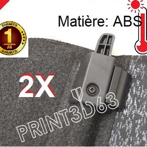 2 tapas de extremo de bandeja trasera para Renault CLIO ESTATE 2-3, fabricadas en Francia