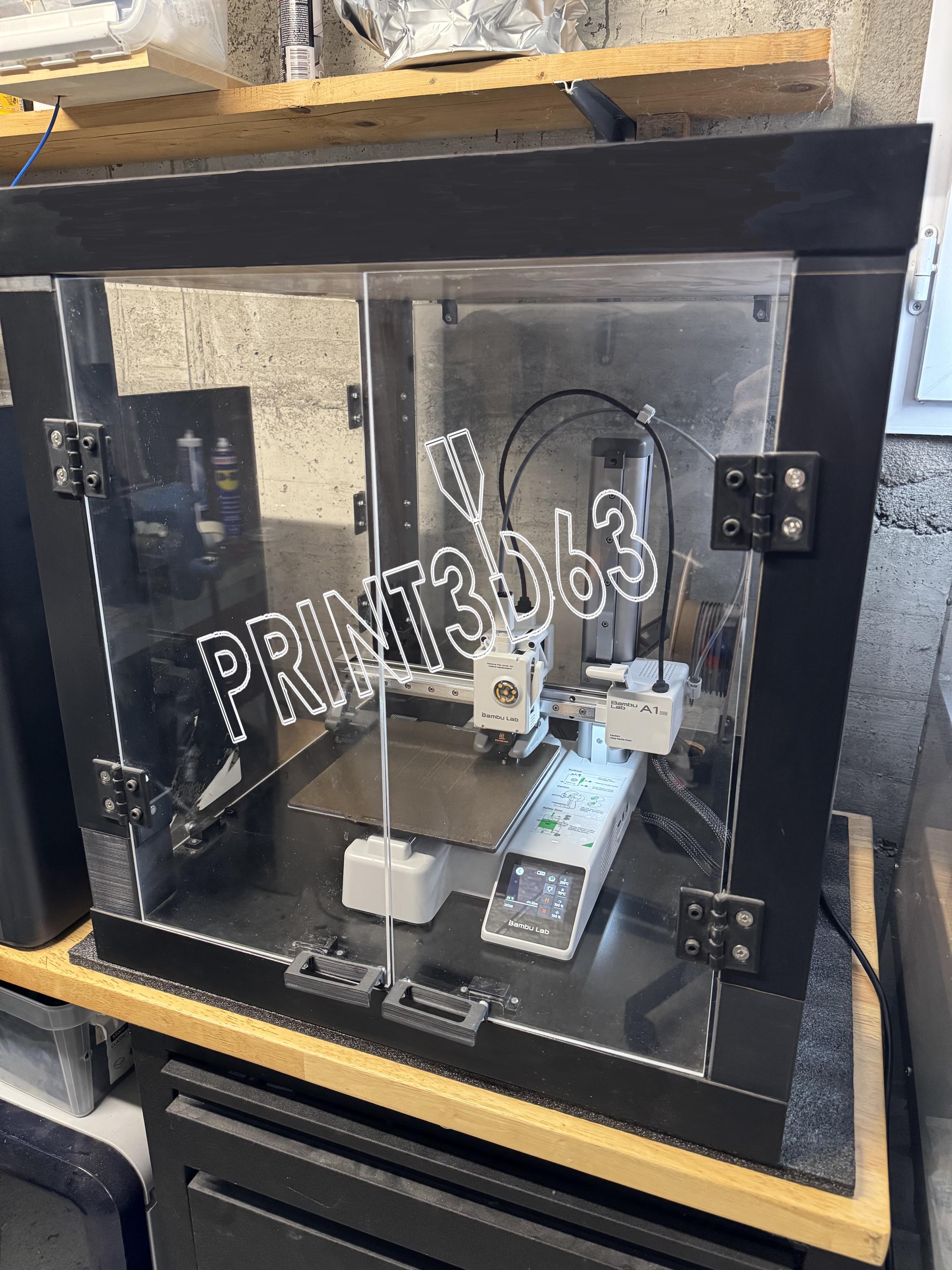 エンクロージャ A1 mini / A1 Bambu Lab / カスタムエンクロージャ