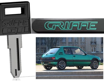 Chiave grezza Peugeot 205 GRIFFE GTi