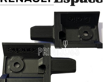 Paire embout axe support plage arrière coulissante RENAULT Espace 3 4 5