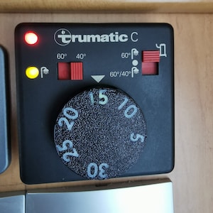 Truma Trumatic C1-Knopf, hergestellt in Frankreich / Steuerung des Trumatic-Reglers Bild 4