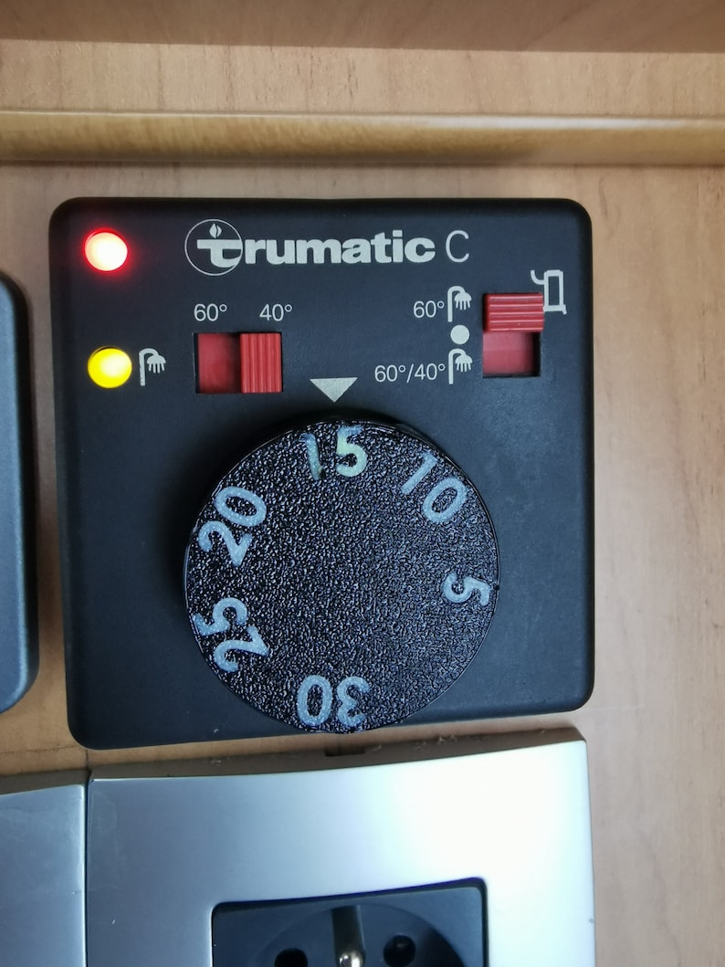 Bouton Truma trumatic C1 made in France / commande régulateur Trumatic imagem 4