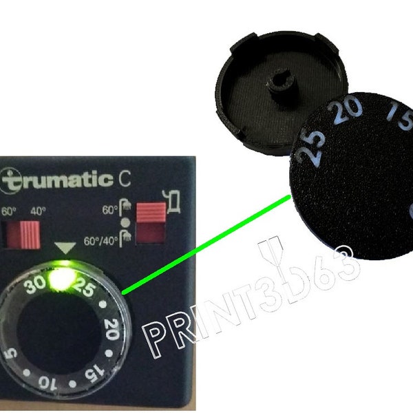 Botón Truma trumatic C1 fabricado en Francia / Control regulador Trumatic