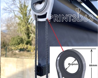 Kit di riparazione per supporto tenda/tenda avvolgibile made in France