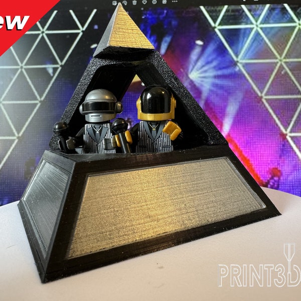 Pirámide Daft Punk personalizada LEGO Coachella live 2006