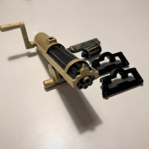 Cañón Gatling PLAYMOBIL personalizado adaptable al cañón de la Unión/Confederación de Playmobil (versión Raw) imagen 7