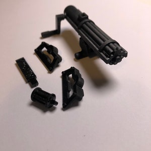 Cañón Gatling PLAYMOBIL personalizado adaptable al cañón de la Unión/Confederación de Playmobil (versión Raw) imagen 5