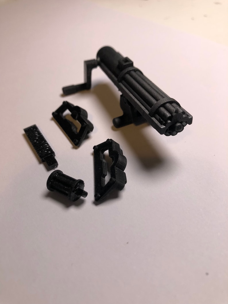 Cañón Gatling PLAYMOBIL personalizado adaptable al cañón de la Unión/Confederación de Playmobil (versión Raw) imagen 5