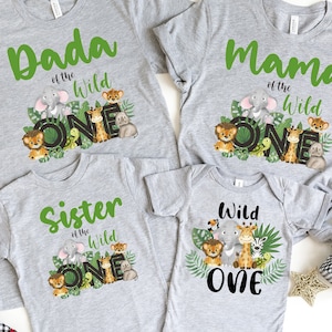 Wild One Family Matching Shirts, Wild One Birthday Boy,Wild One Safari Birthday,Family Wild One Shirts,Birthday Family Shirt,Birthday Boy