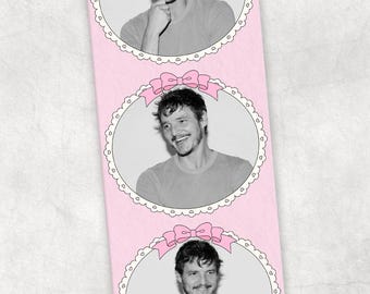 Pedro Pascal Photo Booth Strip