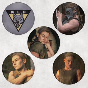 The Last of Us Pt II Abby Anderson Buttons | 1.25&quot; Pins
