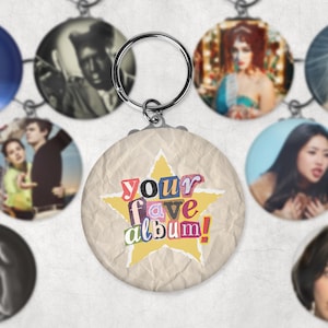 Custom Album Cover Keychains