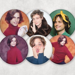 Matthew Gray Gubler Pinback Buttons