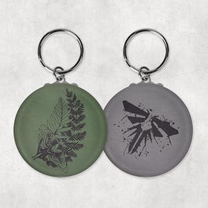 The Last of Us II Inspired Inspired Keychains | Ellie&#39;s Tattoo and Fireflies Keychains