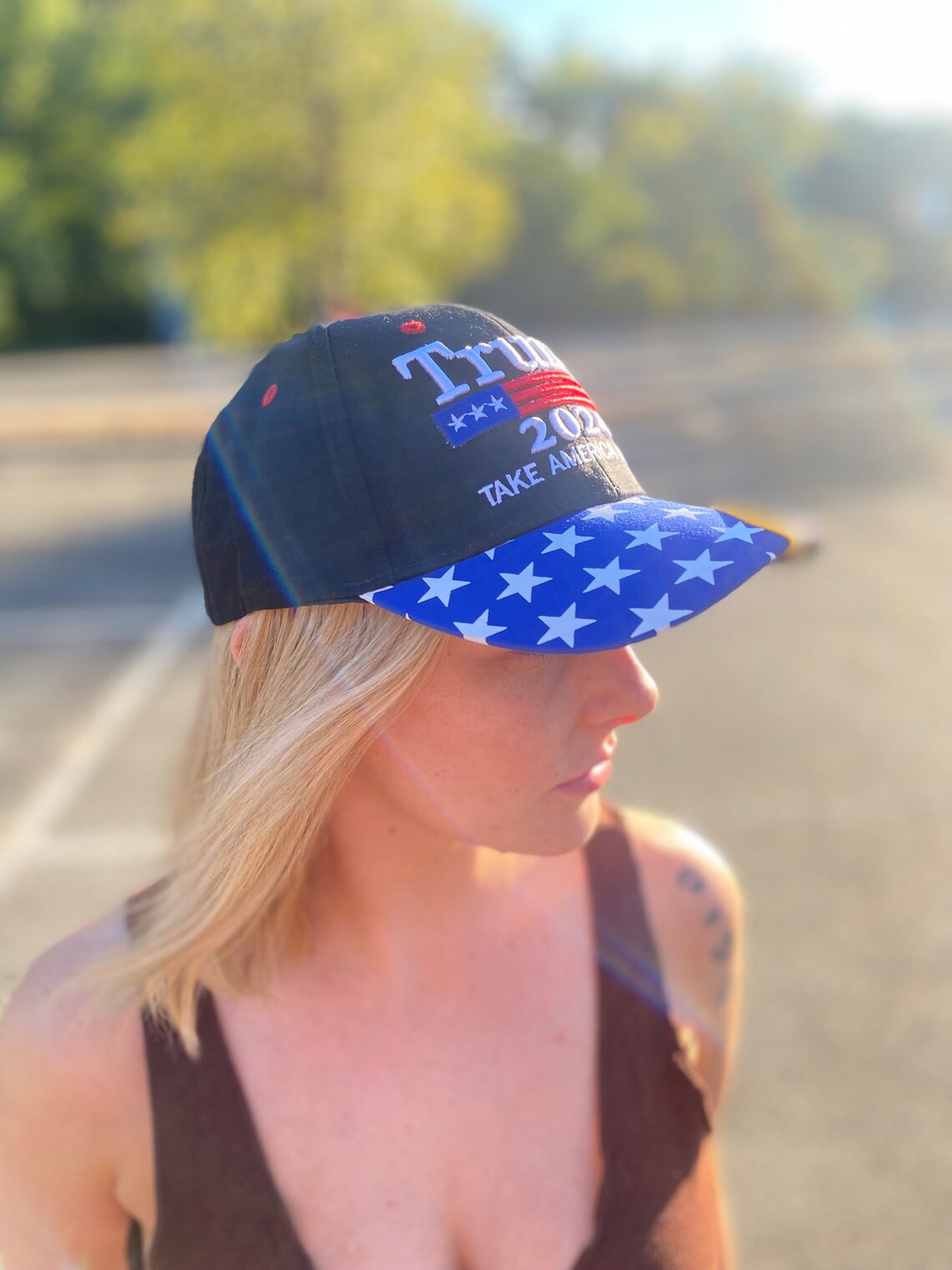 Trump 2024 Donald Trump 2024 Cap Camouflage USA Flag Keep Etsy