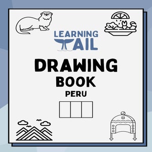 Learn About Countries: Peru Coloring Drawings for Kids!