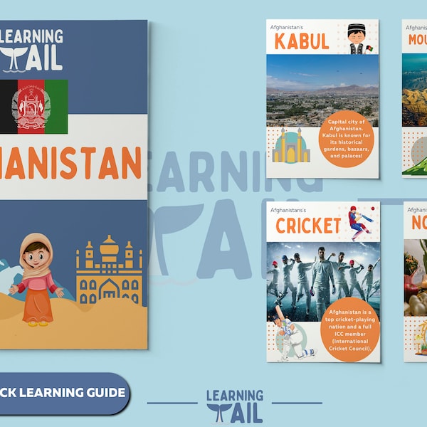 Learn About Countries: Afghanistan Learning Guide for Kids!