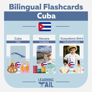 Learn About Countries: Cuba Flashcards for Kids!