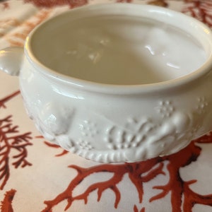 White Porcelain Seafood Bowl