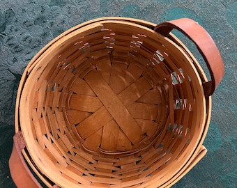 Vintage Longaberger Handwoven Basket