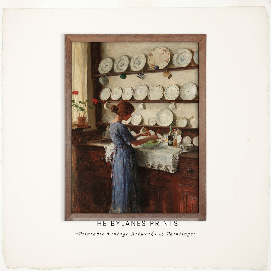 PRINTABLE Country Kitchen Decor Vintage Kitchen Art Prints - Etsy