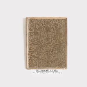 Vintage Rug Art Print | Antique Tapestry Printable Wall Art | Vintage Textile Neutral Print | Tapestry Art Print | Vintage Pattern Art