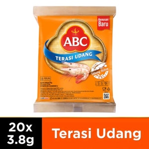 ABC Shrimp Paste, 40 Stück x 3,8 Gramm Original aus Indonesien