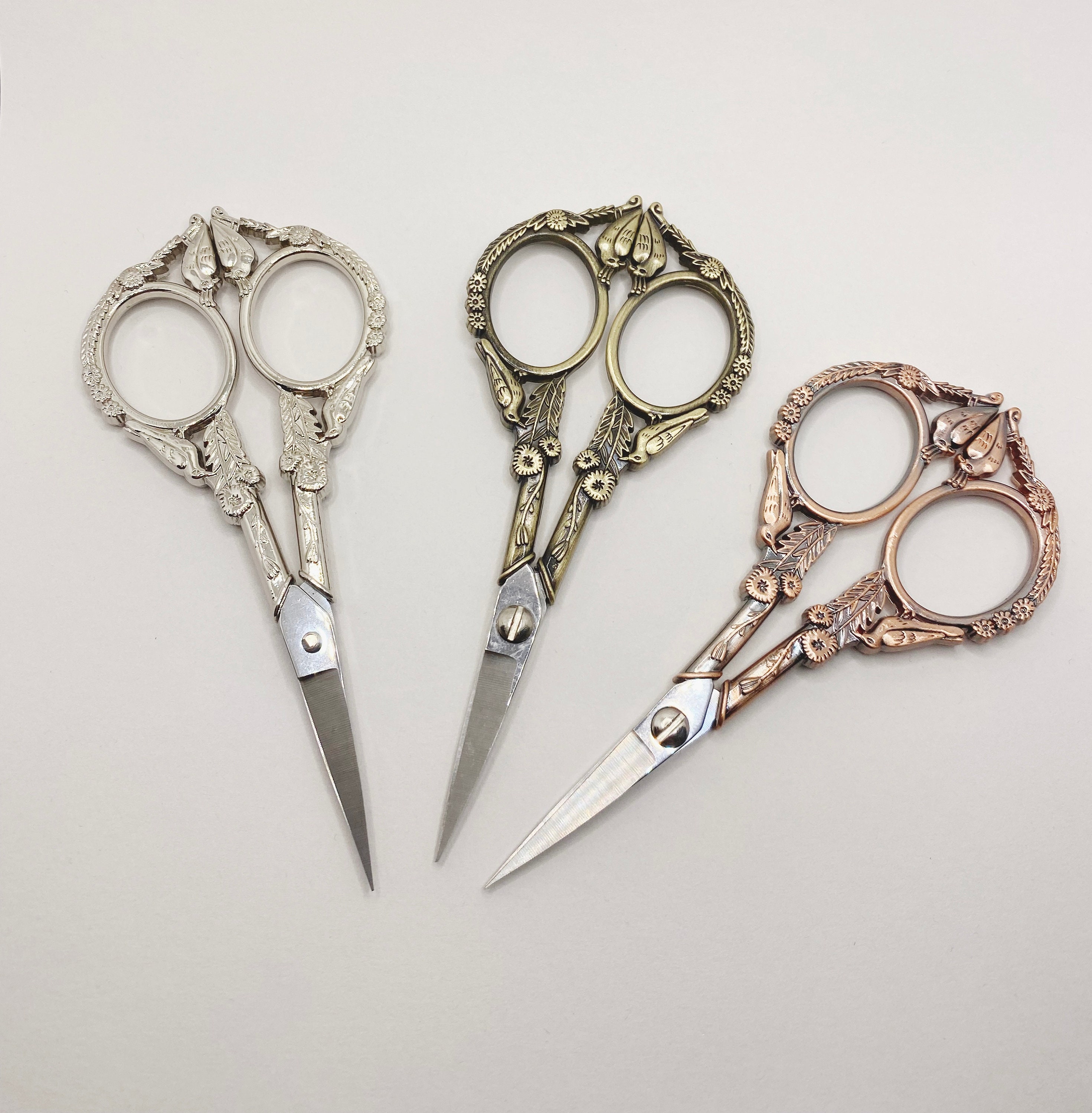 Bird Embroidery Scissors, Bird of Paradise, Sewing Scissors, Knitting