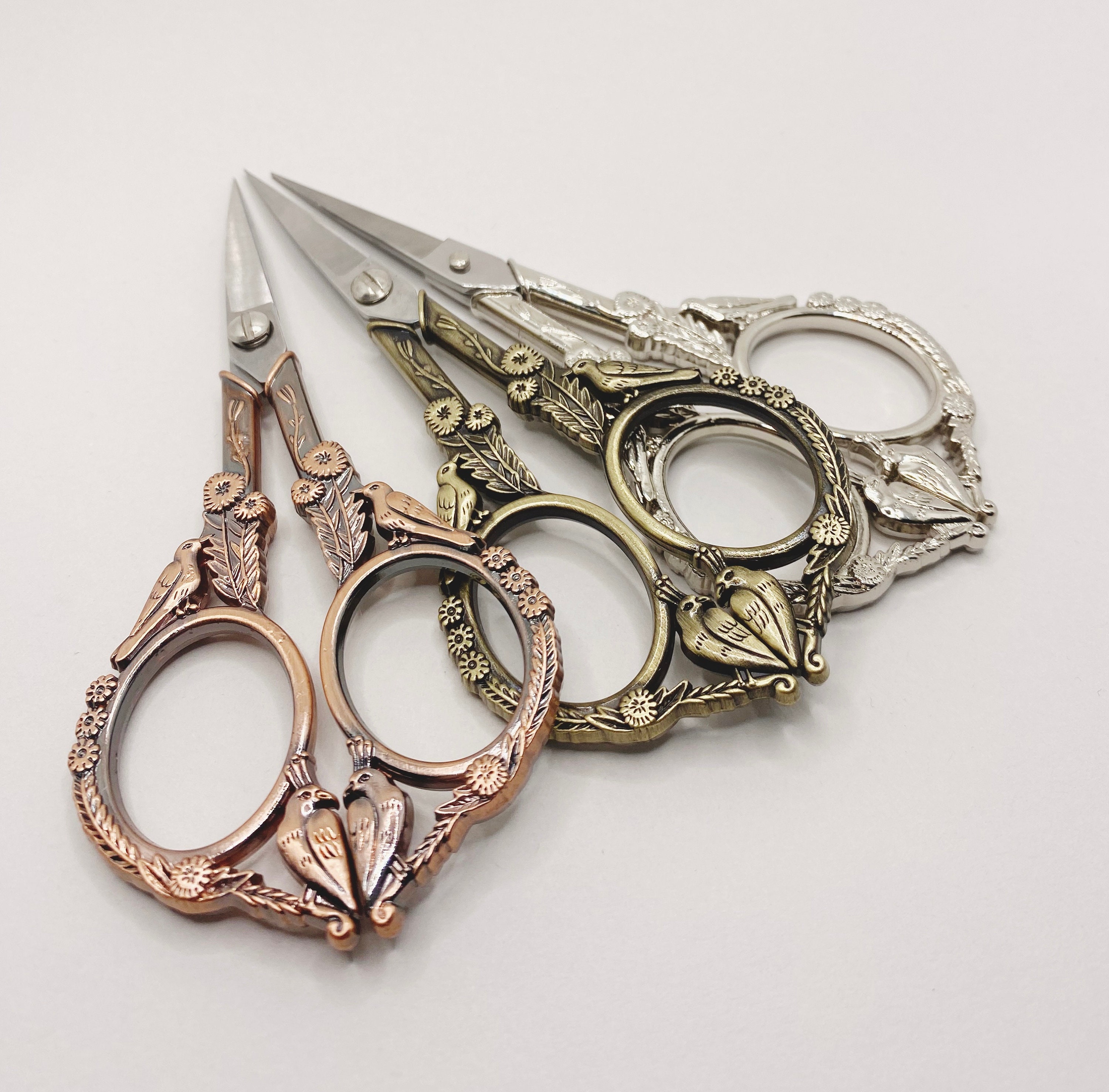 Bird Embroidery Scissors, Bird of Paradise, Sewing Scissors, Knitting