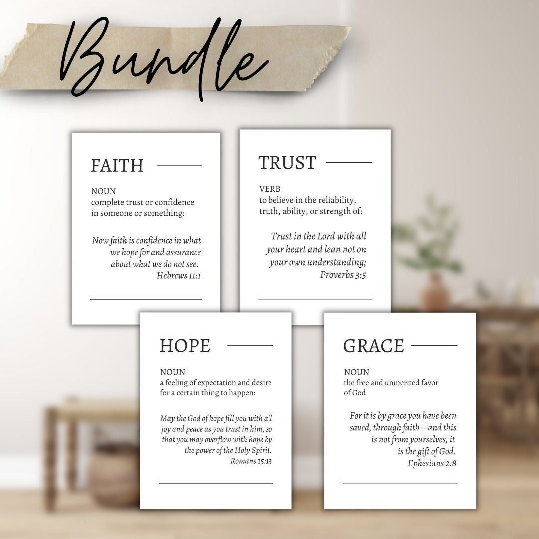 Word Verse Bundle - Etsy