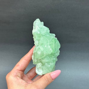 Green Apophyllite Cluster from India