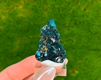 ダイオプテーズ原石標本：コンゴ共和国産、エメラルドグリーン - Etsy 日本