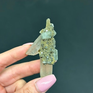 Quartz with Fluorapatite from Panasqueira Mine, Portugal
