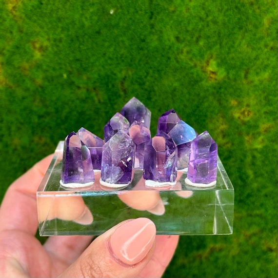 ブラジル産ミニアメジストドーム&天然石スフィア&フレイムシェイプ原石？セット ブラジル産ミニアメジストドーム&天然石スフィア&フレイムシェイプ原石