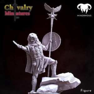 Aquilifer romain (Tête de tigre) - Figurine en résine à pose dynamique - Modèles historiques par Minormous