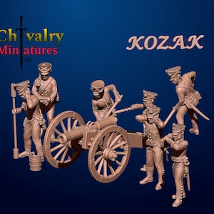 Napoleonic Russian Light Artillery Shako model 1813, 1/72, 28mm, 32mm, 1/35, 54mm, 60mm, 75mm, Resin Historical Kozak Miniatures