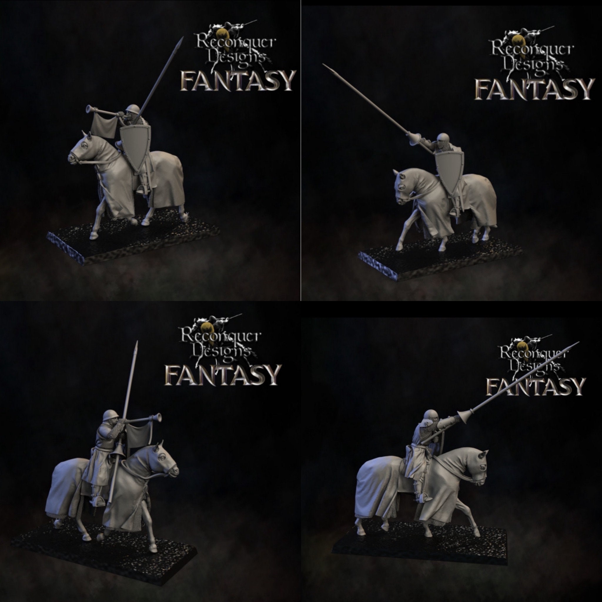 Young Miniatures Aspiring Young Nobles Mounted, 1/72, 28mm, 32mm, 1/35th, 54mm, 75mm ...